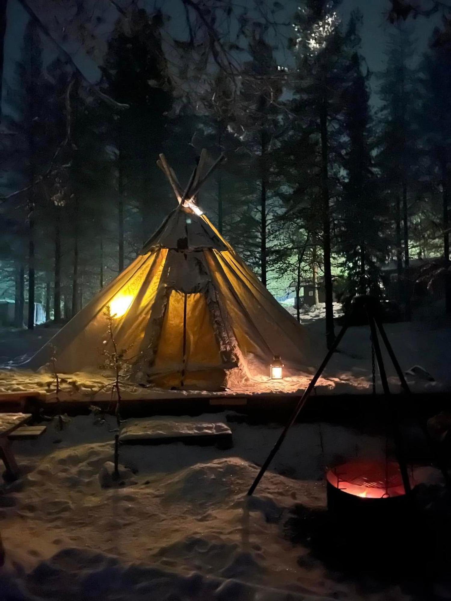 Saeterasen Hytter & Camping Трюсил Екстериор снимка